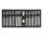 YATO Ribe és furatos Torx bitkészlet S2 acélból, 3/8” és 1/2”, 42 részes  (YT-0420)