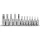 YATO Bitfejkészlet furatos Torx profillal, 1/4” és 3/8” meghajtással, T8–T55, 12 részes (YT-04332)