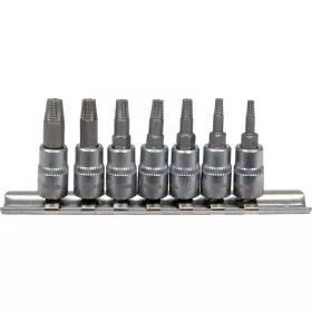   YATO Sérült TORXCSAVAR KISZEDŐ DUGÓKULCS KÉSZLET 7 RÉSZES 1/4" (YT-04581)