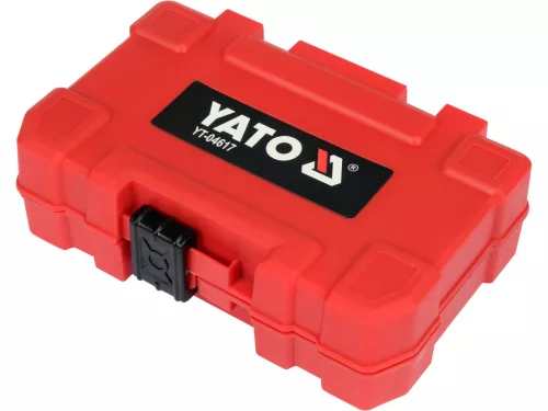 YATO Ütvecsavarozó bitkészlet 1/4” befogással, S2 acél, 54 részes (YT-04617)