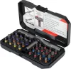 YATO Bitkészlet racsnis csavarhúzóval, 1/4”, 40 fogas, 33 részes, S2 (YT-04619)