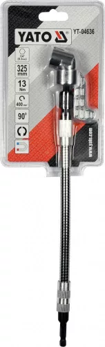 YATO Derékszögű bitadapter hosszabbítóval 1/4”, 325 mm, 13 Nm (YT-04636)
