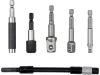YATO Bit- és dugókulcs adapter készlet 6 részes, HEX 1/4”, flexibilis toldóval (YT-04640)