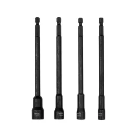   YATO Mágneses dugókulcs bit készlet 1/4”, 150 mm, 6–13 mm, 4 részes (YT-04642)