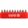 YATO Phillips csavarozó bit készlet PH2 × 25 mm, 1/4”, S2 acél, 10 részes  (YT-0475)