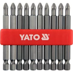   YATO Bitkészlet Phillips PH2 profillal, 1/4”, 75 mm, 10 részes  (YT-0480)