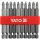 YATO Bitkészlet Phillips PH2 profillal, 1/4”, 75 mm, 10 részes  (YT-0480)
