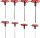 YATO Imbuszkulcs készlet T-markolattal, 2,5–10 mm, S2 acél, 8 részes (YT-05583)