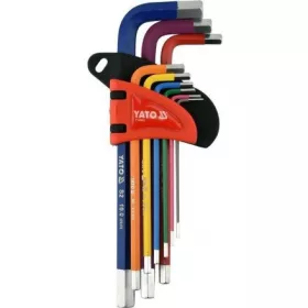   YATO Hoszított imbuszkulcs készlet 9 részes 1,5 - 10 mm S2 (YT-05631)