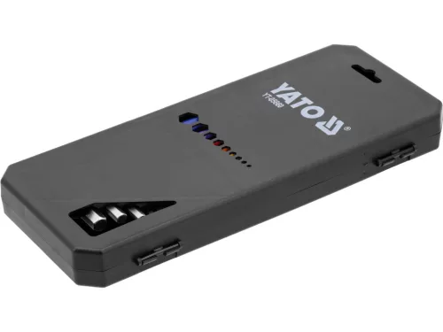YATO Imbusz és biztonsági Torx kulcskészlet, extra hosszú, gömbvégű, S2 acél, színkódolt, 18 részes (YT-05660)