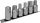 YATO Olajleeresztő csavar kulcskészlet, 3/8”, 8–14 mm és 3/8”–1/2”, 6 részes (YT-05997)