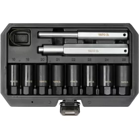   YATO GÉPI DUGÓKULCS KÉSZLET 10 RÉSZES 18-25 MM BIZTONSÁGI KERÉKCSAVAROKHOZ (YT-060302)