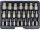 YATO Csavarkiszedő készlet sérült HEX, Torx és Spline csavarokhoz, 3–23 mm, 25 részes (YT-06034)