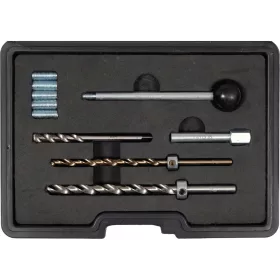   YATO Injektor rögzítőcsavar menetjavító készlet Mercedes-Benz járművekhez, M6 × 1 mm, 10 részes (YT-06036)