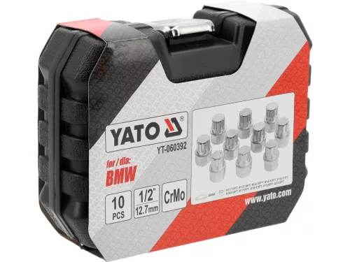 YATO Kerékőr kulcskészlet BMW típusokhoz, 10 db-os (YT-060392)