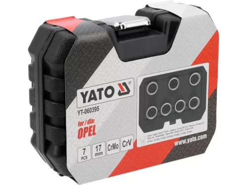 YATO Kerékőr kulcskészlet OPEL típusokhoz, 7 db-os (YT-060395)