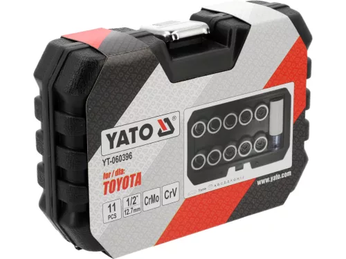 YATO TOYOTA KERÉKŐR CSAVAR LESZEDŐ KÉSZLET 11 RÉSZES (YT-060396)