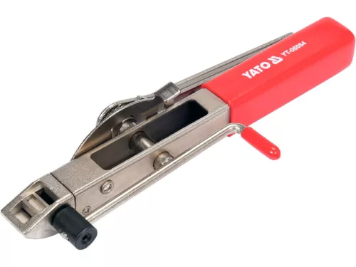 YATO Féltengely gumiharang bilincsfogó racsnis kivitelben, 10 mm szalaghoz (YT-06064)