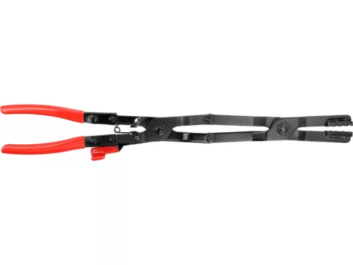 YATO Csőbilincs fogó csuklós fejjel 435 mm, 0–50 mm, egyenes fogazott pofával (YT-06471)