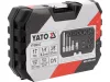 YATO Féknyereg dugókulcs és bit készlet 17 részes, 1/4”–1/2”, CrV acél (YT-06812)