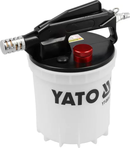 YATO Fékfolyadék cserélő és légtelenítő készlet pneumatikus, 2 l + 1 l, 29 részes (YT-06847)