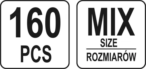 YATO Elektromos készlet 160db (YT-06891)