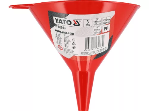 YATO Tölcsér készlet 3 darabos (YT-06943)