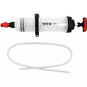   YATO Kézi folyadékleszívó és adagoló pumpa, 1,5 literes tartállyal, 130 cm-es tömlővel (YT-07081)
