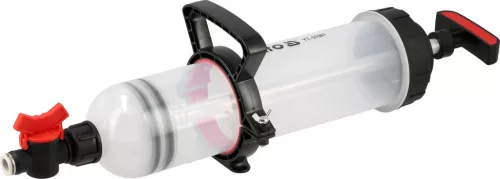 YATO Kézi folyadékleszívó és adagoló pumpa, 1,5 literes tartállyal, 130 cm-es tömlővel (YT-07081)