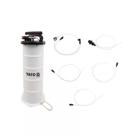   YATO Olaj- és folyadékleszívó kézi és pneumatikus működtetéssel, féklégtelenítő funkcióval, 6,5 liter (YT-070880)