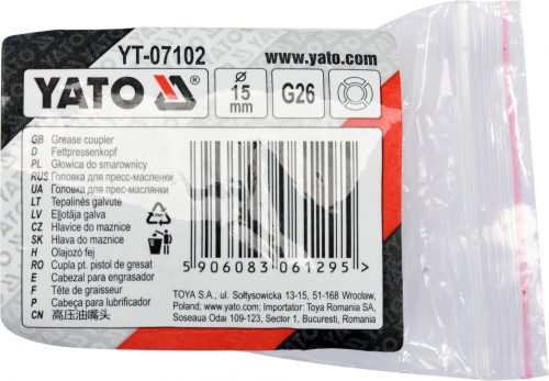 YATO Csatoló zsírzóprés (YT-07102)