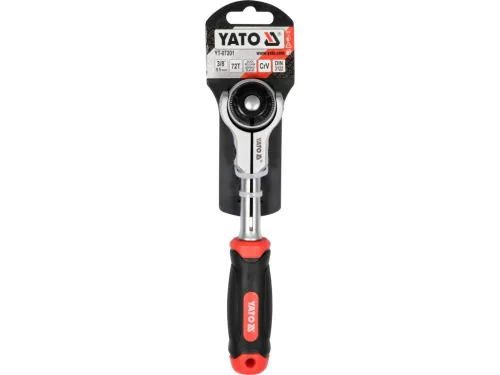 YATO FORGATHATÓ FEJÜ RACSNIS HAJTÓSZÁR 3/8" (YT-07201)