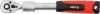 YATO Racsnis hajtókar 1/4”, teleszkópos, 200–250 mm, 72 fogas (YT-07230)