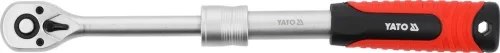 YATO Racsnis hajtókar 1/4”, teleszkópos, 200–250 mm, 72 fogas (YT-07230)