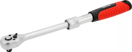 YATO Racsnis hajtókar 3/8”, teleszkópos, 230–330 mm, 72 fogas (YT-07231)