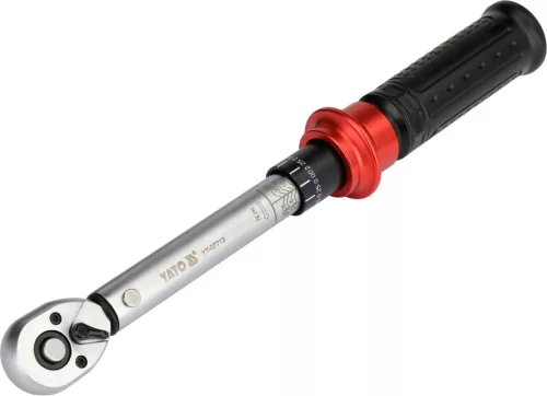YATO Nyomatékkulcs 1/4”, 5–25 Nm, 72 fogas, ±3% pontosság (YT-07713)