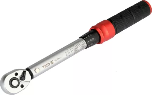 YATO Nyomatékkulcs készlet 1/4”, 2–24 Nm, 72 fogas, 11 részes, ±3% pontosság (YT-07841)
