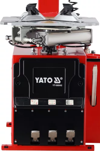 YATO Gumiszerelő gép 10–20” felnimérethez, 2500 kg peremlenyomó erővel, 1,1 kW (YT-08042)