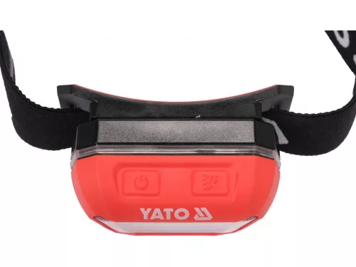 YATO AKKUMULÁTOROS LED fejlámpa 160 lumen CRI96+ (YT-08490)