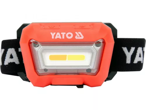 YATO AKKUMULÁTOROS LED fejlámpa 160 lumen CRI96+ (YT-08490)