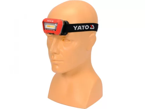 YATO AKKUMULÁTOROS LED fejlámpa 160 lumen CRI96+ (YT-08490)