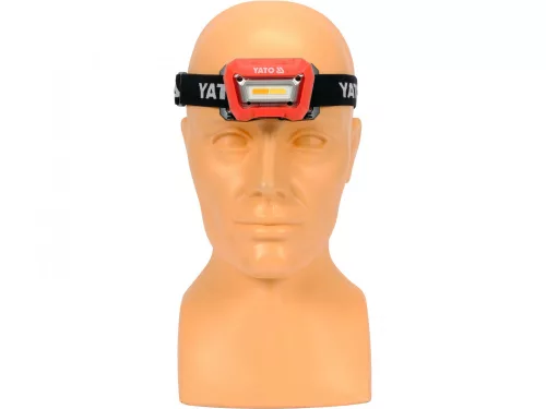 YATO AKKUMULÁTOROS LED fejlámpa 160 lumen CRI96+ (YT-08490)