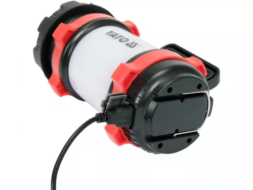YATO Akkus multifunkciós kereső- és kempinglámpa 380 lm, 500 m, 3000 mAh (YT-08547)