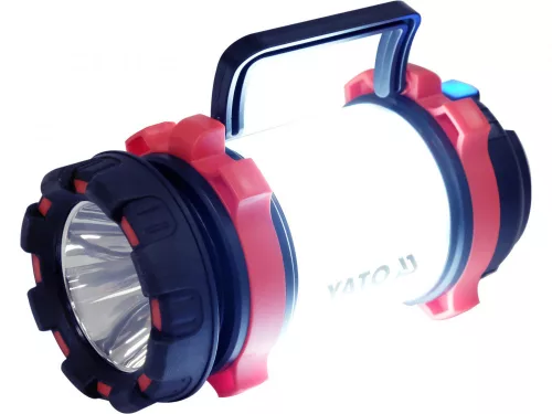 YATO Akkus multifunkciós kereső- és kempinglámpa 380 lm, 500 m, 3000 mAh (YT-08547)