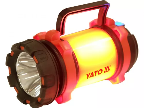 YATO Akkus multifunkciós kereső- és kempinglámpa 380 lm, 500 m, 3000 mAh (YT-08547)