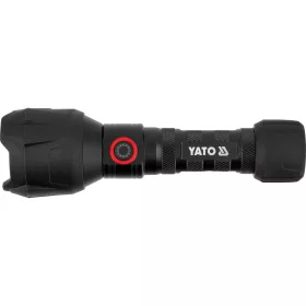   YATO Akkus LED zseblámpa 1000 lm, USB-C töltéssel, gumírozott alumínium házzal (YT-085614)