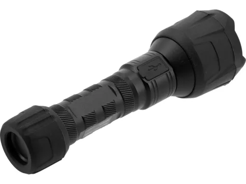 YATO Akkus LED zseblámpa 1000 lm, USB-C töltéssel, gumírozott alumínium házzal (YT-085614)