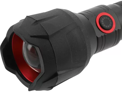YATO Akkus LED zseblámpa 1000 lm, USB-C töltéssel, gumírozott alumínium házzal (YT-085614)
