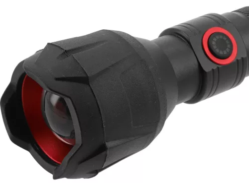 YATO Akkus LED zseblámpa 1000 lm, USB-C töltéssel, gumírozott alumínium házzal (YT-085614)