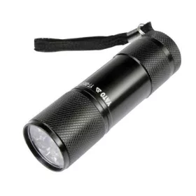 YATO Zseblámpa 9 LED-es alumínium fekete (YT-08570)